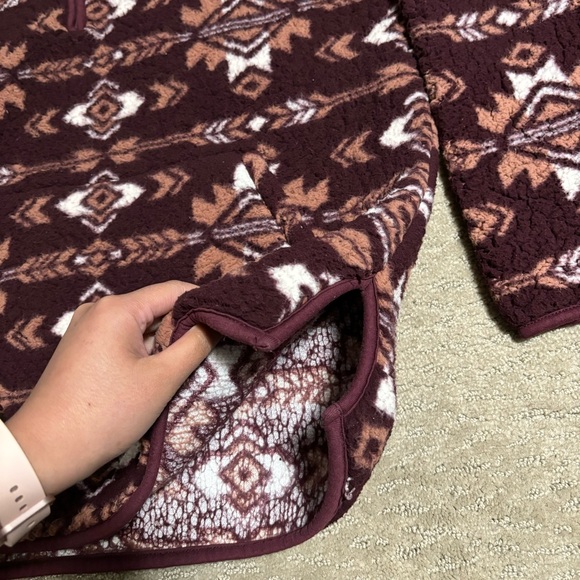 Wrangler Retro Quarter-Zip Sherpa Pullover - Picture 4 of 6